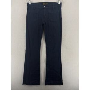 THE SEAFARER Jeans Womens 27 Bootcut Stretch Sailor Cotton Blue ITALY
